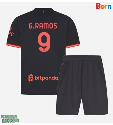 AC Milan Goncalo Ramos #9 Replika Babytøj Tredje sæt Børn 2026-27 Kortærmet (+ Korte bukser)